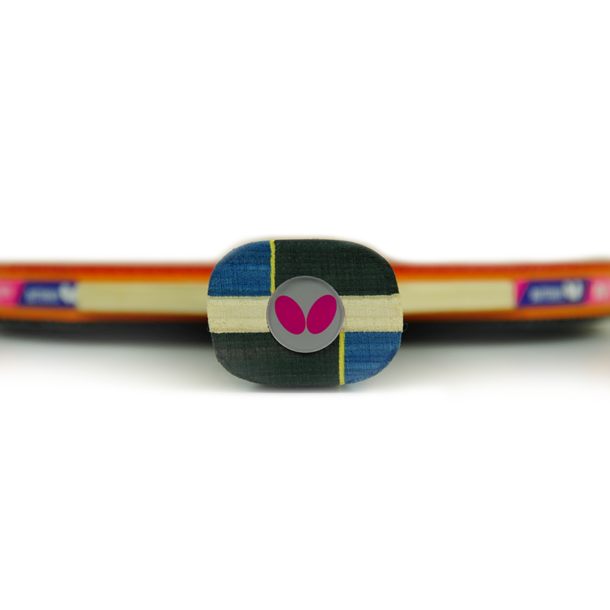 Butterfly Timo Boll 2000 Racket: Bottle Emblem